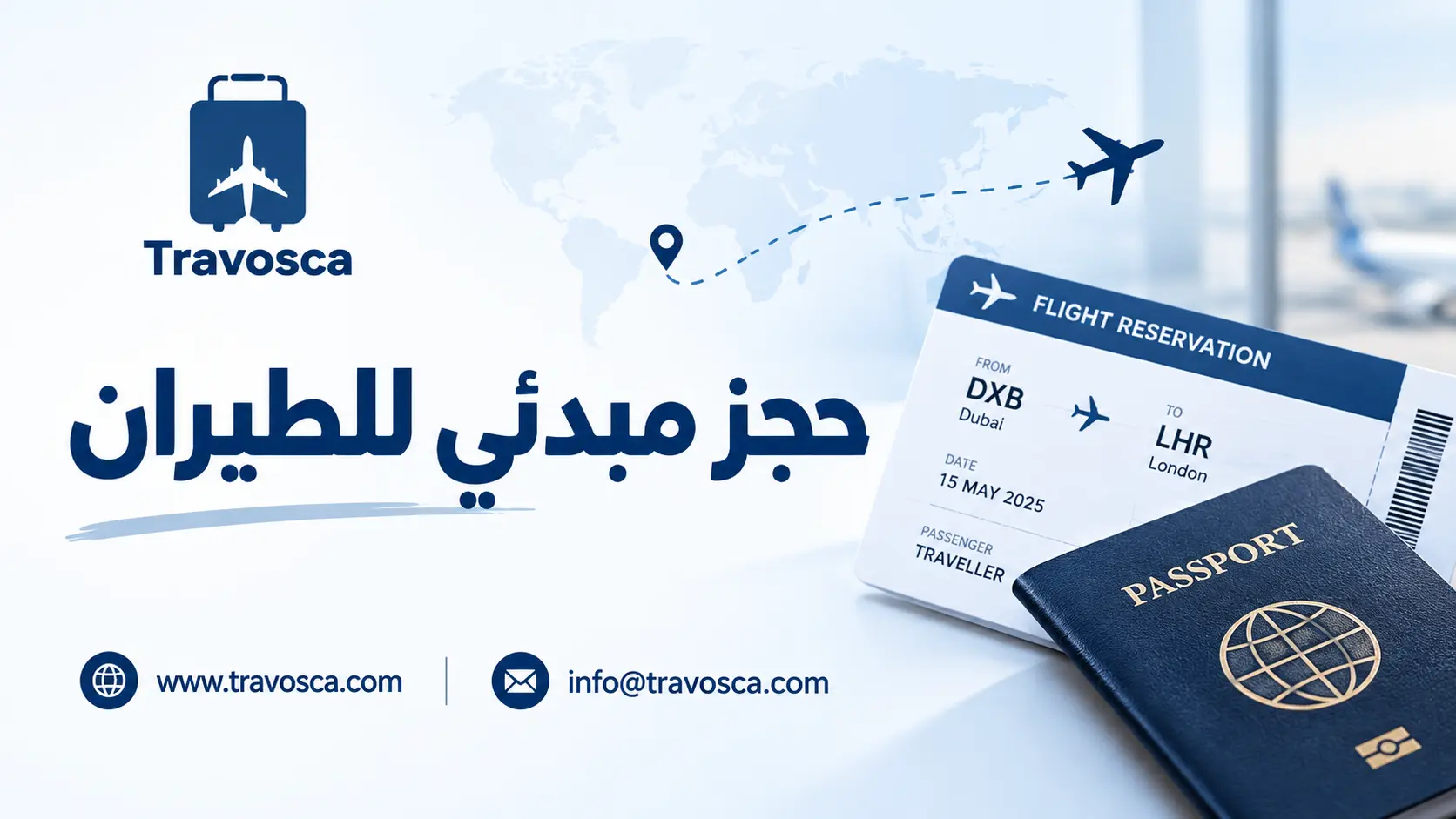 حجز مبدئي للطيران