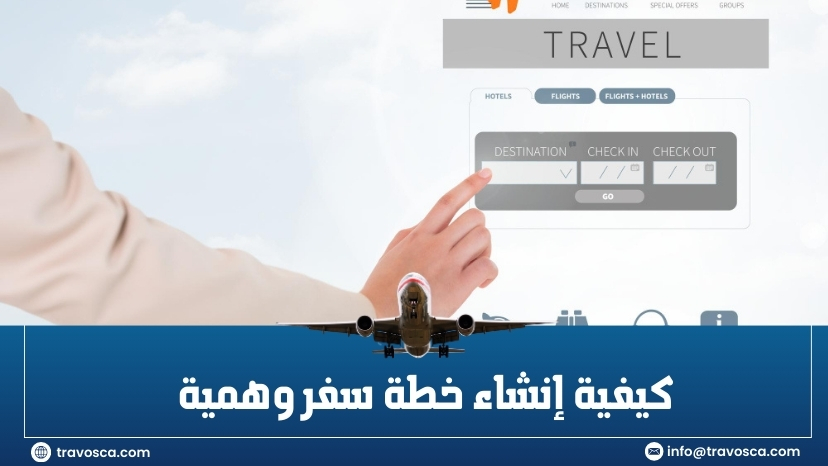 كيفية إنشاء خطة سفر وهمية