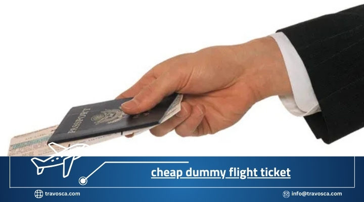 cheap dummy flight ticket