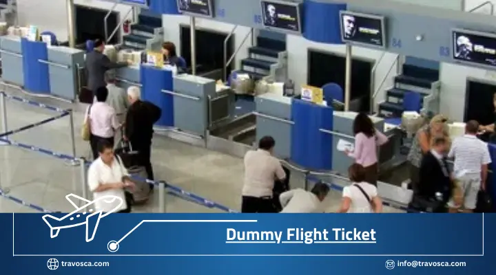 Dummy Flight Ticket